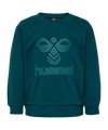 Hummel Fastwo Lime Sweatshirt Kids Blau F6470 - blau