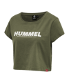 Hummel Legacy Cropped T-Shirt Damen Grün F6012