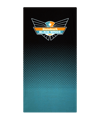 Black Wings Classic Bandana Schwarz - orange