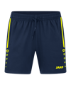 JAKO Allround Short Damen Blau Gelb F904 - blau