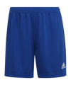 adidas Entrada 22 Short Damen Blau Weiss - blau
