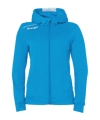 Kempa Player Kapuzenjacke Damen Hellblau Weiss F02 - blau