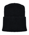 Hummel Heavy Rib Knit Beanie Kids Schwarz F2001 - schwarz