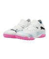 PUMA FUTURE 7 Match TT Mid Phenomenal Jr Kids Weiss Schwarz Pink F01 - weiss
