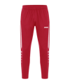 JAKO Power Polyesterhose Damen Rot Weiss F105