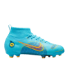 Nike Mercurial Superfly VIII Blueprint Pro FG Kids Blau F484 - blau