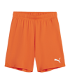 PUMA teamGOAL Short Kids Orange Weiss F08