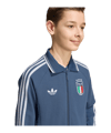 adidas Originals FIGC Italien Anthem Jacke Kids Blau - blau