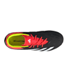 adidas Predator Elite FG Solar Energy Kids Schwarz Weiss Rot - schwarz