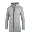 Jako Premium Basic Kapuzenjacke Damen Grau F40
