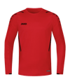 JAKO Challenge Sweatshirt Rot Schwarz F101