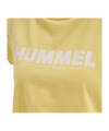 Hummel hmlLEGACY Cropped T-Shirt Damen Gelb F5081 - gelb