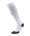 PUMA LIGA Socks Stutzenstrumpf Weiss Blau F12
