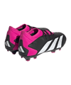 adidas Predator Accuracy.3 FG Own Your Football Kids Schwarz Weiss Pink - schwarz