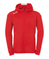 Kempa Player Kapuzenjacke Kids Rot Weiss F03 - rot