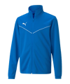 PUMA teamRISE Poly Trainingsjacke Kids Blau F02