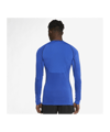 Nike Pro Tight-Fit Sweatshirt Blau Schwarz F480 - blau