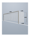 Cawila Tornetz 7,50x2,50m | Tiefe 2,0x2,0m - weiss