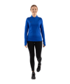 JAKO ZipTop Light Flow Sweatshirt Damen Blau F400