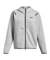 Under Armour Unstoppable Fleece Kapuzenjacke Damen Grau F011