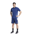 adidas Tiro 24 Short Dunkelblau Weiss - blau