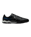 Nike Tiempo Legend X Academy TF Shadow Schwarz Silber Blau F040 - schwarz