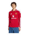 adidas Manchester United Trikot Langarm Home 2026/2027 Rot - rot