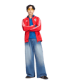 adidas Originals Kroatien Jacke Rot - rot