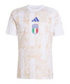 adidas FIGC Italien PRE T-Shirt Weiß - weiss
