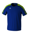 Erima Evo Star T-Shirt Blau Gelb - blau