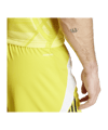 adidas Tiro 24 Short Gelb Weiss - gelb