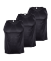 Cawila ACADEMY Trainingsleibchen 3er Set Schwarz - schwarz