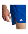 adidas Adizero E Laufshort Blau - blau