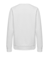 Hummel Cotton Logo Sweatshirt Damen Weiss F9001 - weiss