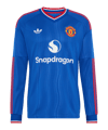 adidas Manchester United Trikot Langarm Away 2026/2027 Blau - blau