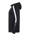 JAKO Power Kapuzenjacke Kids Schwarz Weiss F800 - schwarz