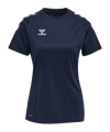 Hummel hmlCORE XK Poly T-Shirt Damen Blau F7026