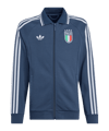 adidas Originals FIGC Italien Anthem Jacke Kids Blau - blau