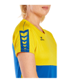 Erima Six Wings T-Shirt Damen Blau Gelb - blau