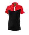 Erima Squad Poloshirt Damen Rot Schwarz - rot