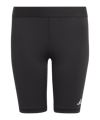 adidas Techfit Short Tight Kids Schwarz - schwarz