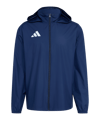 adidas Entrada 26 Regenjacke Dunkelblau - weiss