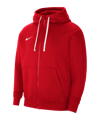 Nike Park 20 Fleece Kapuzenjacke Rot Weiss F657 - rot
