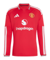 adidas Manchester United Authentic Trikot Langarm Home 2026/2027 Rot - rot