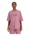 New Balance Iconic Collegiate Jersey Oversize - rosa