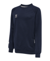 Hummel Move Grid Cotton Sweatshirt Kids Blau F7026 - blau