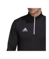 adidas Entrada 22 HalfZip Sweatshirt Schwarz - schwarz