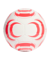 adidas Tiro Club Trainingsball Weiß Rot - weiss