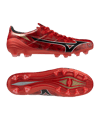 Mizuno Alpha II Elite FG Ruby Red 40th Anniversary Rot F60