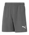 PUMA teamRISE Short Kids Grau Weiss F13